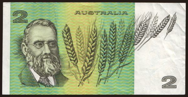 Australia and Oceania, Australia: 2 dollars, 1985