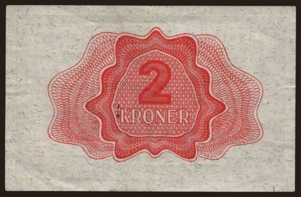 Europe, Norway: 2 kroner, 1941