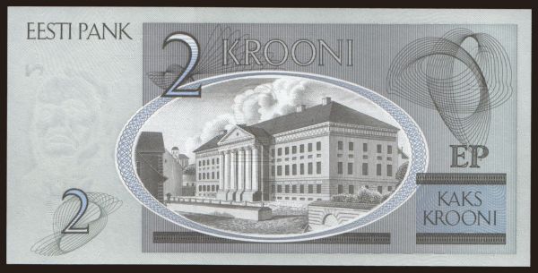 Európa, Észtország: 2 krooni, 2007