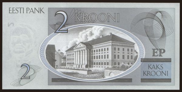 Európa, Észtország: 2 krooni, 2007