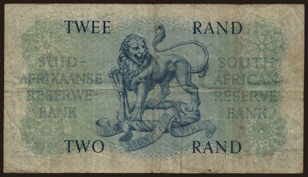 Africa, South Africa: 2 rand, 1961