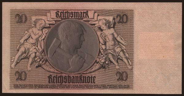 Germany, East Germany (1949-90): 20 Reichsmark, 1929(48)