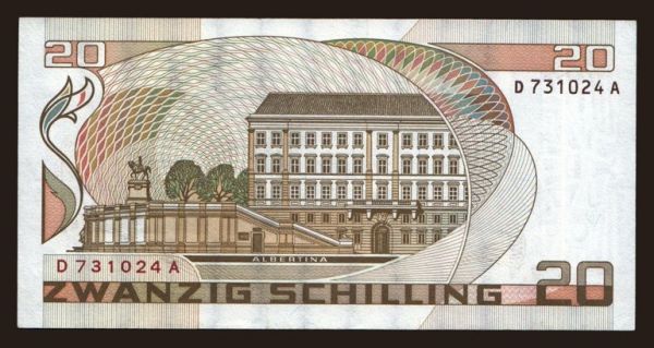 Austria and Austro-Hungary, Schilling (1924-): 20 Schiling, 1986