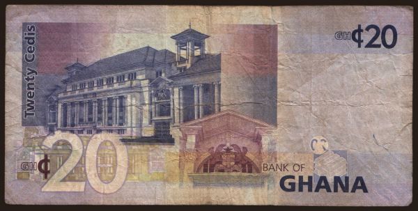 Afrika, Ghana: 20 cedis, 2011