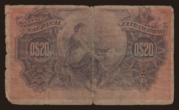 Afrika, Sao Tomé és Prí­ncipe: 20 centavos, 1914