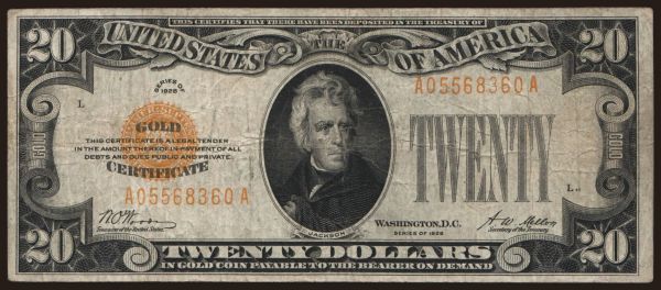 Amerika, USA, USA, 1860-: 20 dollars, 1928