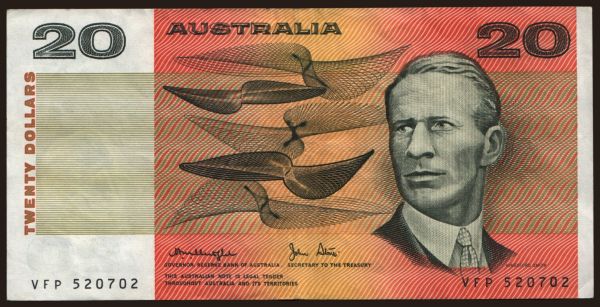 Australia and Oceania, Australia: 20 dollars, 1979