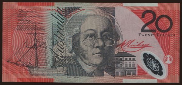 Austrália a Oceánia, Austrália: 20 dollars, 2002