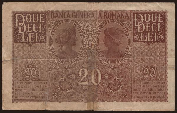 Európa, Románia: 20 lei, 1917