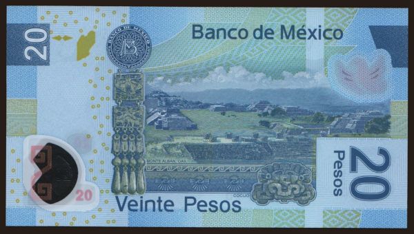 Amerika, Mexico: 20 pesos, 2016