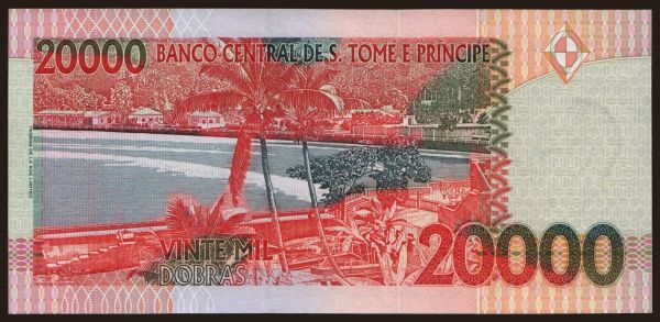 Afrika, Sao Tomé és Prí­ncipe: 20.000 dobras, 2004