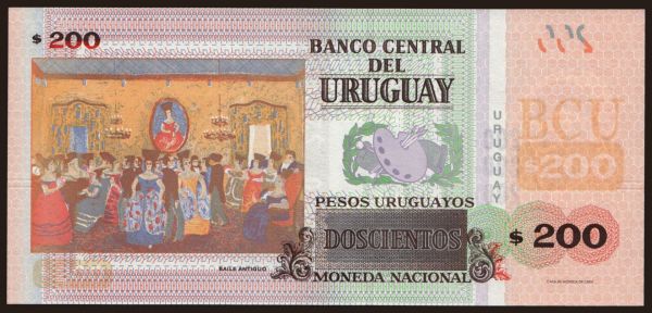 Amerika, Uruguay: 200 pesos, 2015