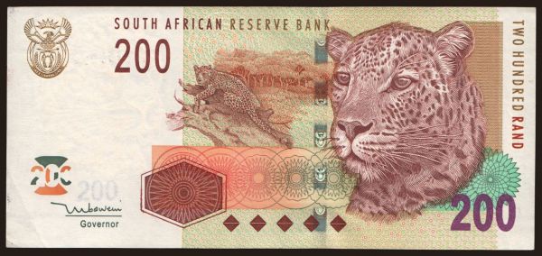 Afrika, Južná Afrika: 200 rand, 2005