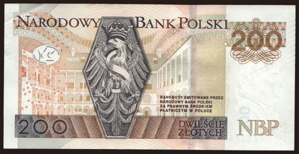 Európa, Lengyelország, Lengyelország - Állami kiadás: 200 zlotych, 1994