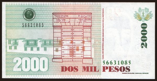 Amerika, Kolumbia: 2000 pesos, 2003