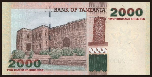 Afrika, Tanzania: 2000 shilingi, 2003