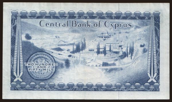 Europe, Cyprus: 250 mils, 1978