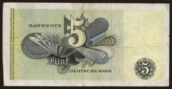 Nemecko, Západné Nemecko: 5 Mark 1948