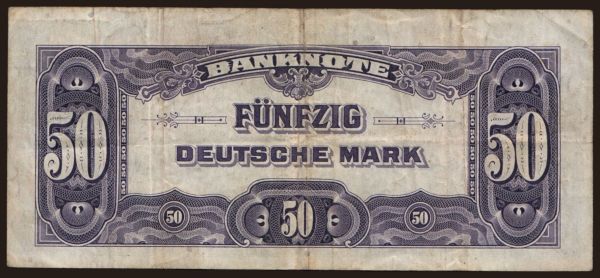 Németország, Nyugat-Németország: 50 Mark, 1948