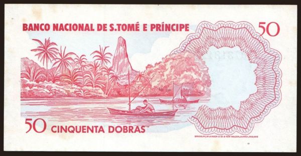 Afrika, Sao Tomé és Prí­ncipe: 50 dobras, 1977