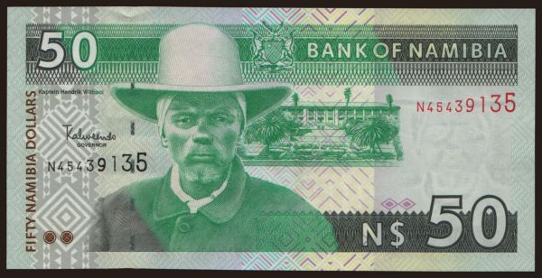 Afrika, Namibia: 50 dollars, 2001