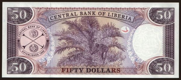 Afrika, Liberia: 50 dollars, 2011