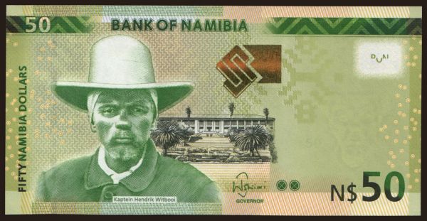 Africa, Namibia: 50 dollars, 2012