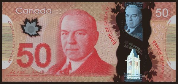 Amerika, Kanada: 50 dollars, 2012