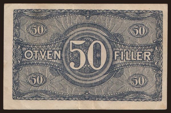 Hungary, Korona, 1920-1923: 50 fillér, 1920