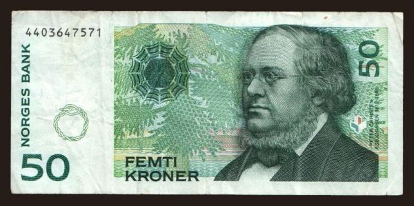 Europe, Norway: 50 kroner, 2000