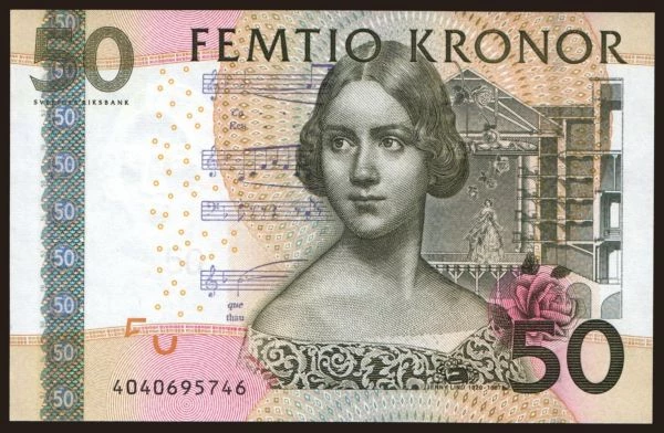 Europe, Sweden: 50 kronor, 2004