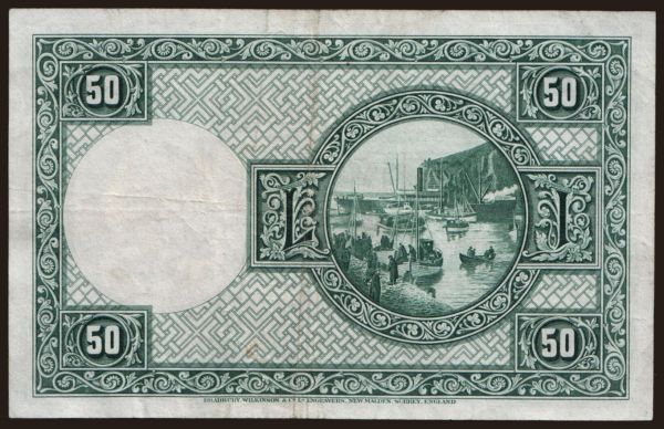 Európa, Izland: 50 kronur, 1928