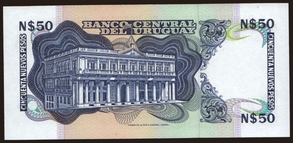 Amerika, Uruguay: 50 pesos, 1988