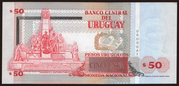 Amerika, Uruguay: 50 pesos, 2000