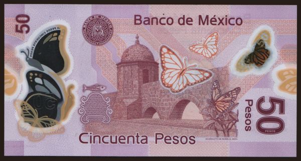 America, Mexico: 50 pesos, 2010