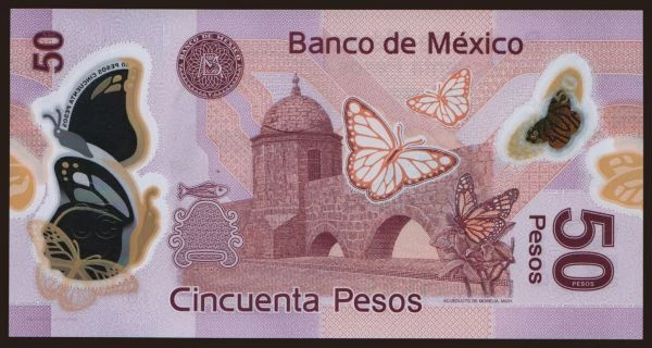 Amerika, Mexico: 50 pesos, 2012