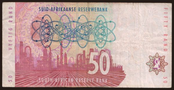 Africa, South Africa: 50 rand, 1999