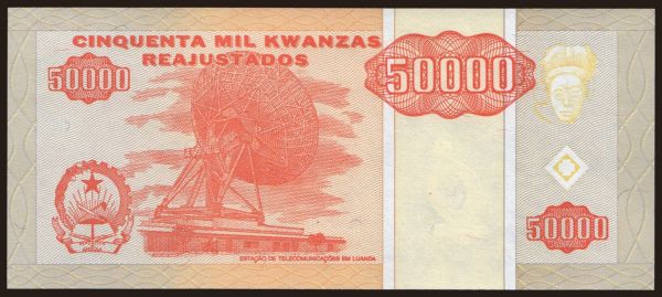 Afrika, Angola: 50.000 kwanzas, 1995