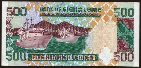 Afrika, Sierra Leone: 500 leones, 2003