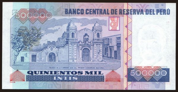 Amerika, Peru: 500.000 intis, 1989