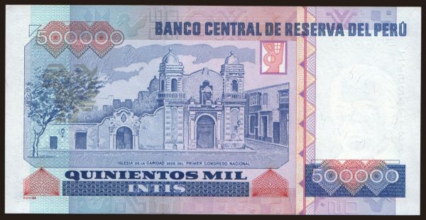 Amerika, Peru: 500.000 intis, 1989