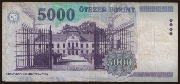 Maďarsko, Forint, 1946-: 5000 forint, 1999