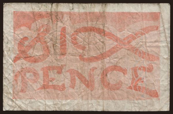 Europe, United Kingdom, Jersey: 6 pence, 1942