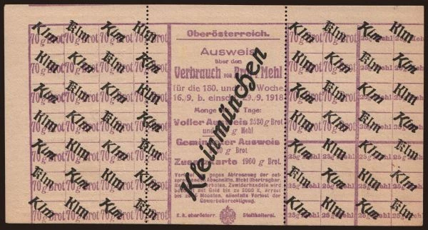 Ausztria és Osztrák-Magyar Monarchia, Notgeld - Heller, települések (1918-1923): Aschach, 50, 65, 85 Heller, 1920