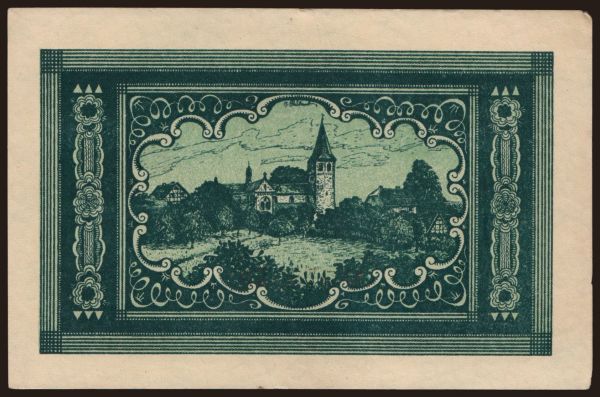 Germany, Grossgeld, Inflation, 1923: Bensberg/ Gemeinde, 50.000.000 Mark, 1923