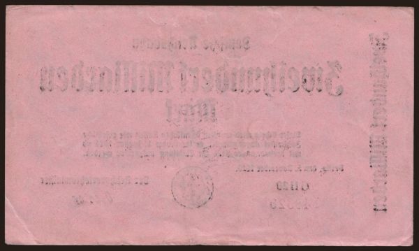 Nemecko, Deutsche Reichsbahn / Reichspost: Berlin, 200.000.000.000 Mark, 1923