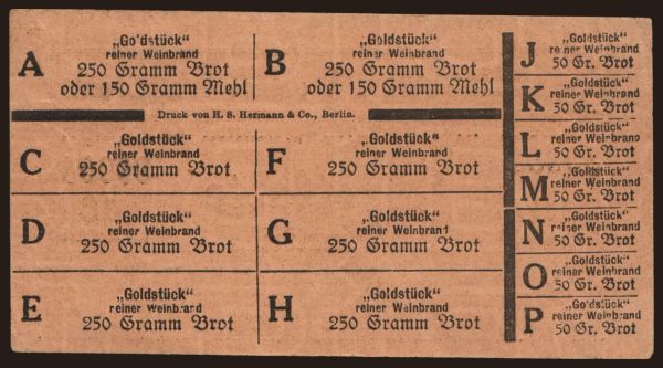 Periférie, Potravinové lístky, Nemecko: Berlin, Brotkarte