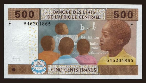 Afrika, Stredná Afrika: Equatorial Guinea, 500 francs, 2002