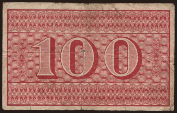 Németország, Grossgeld, Inflation, 1922: Zella-Mehlis/ Stadt, 100 Mark, 1922