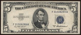 5 dollars, 1953